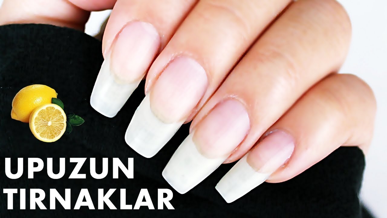EVDEKİ MALZEMELERLE 1 HAFTADA UPUZUN TIRNAKLAR- Tırnak Bakımı - Long Nails in 1 Week