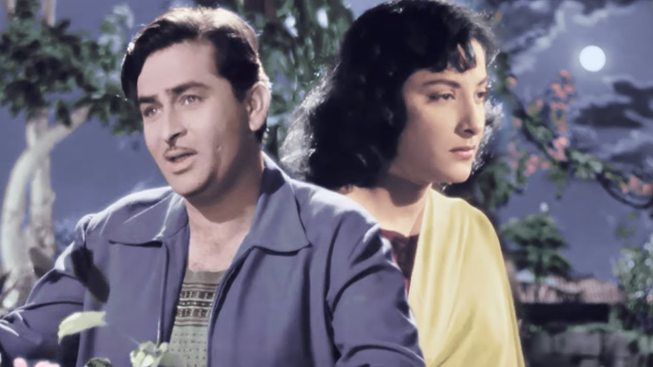 ये रात भीगी भीगी (Colour Version) - चोरी चोरी (1956) - नरगिस - राज कपूर - लता मंगेशकर - मन्ना डे