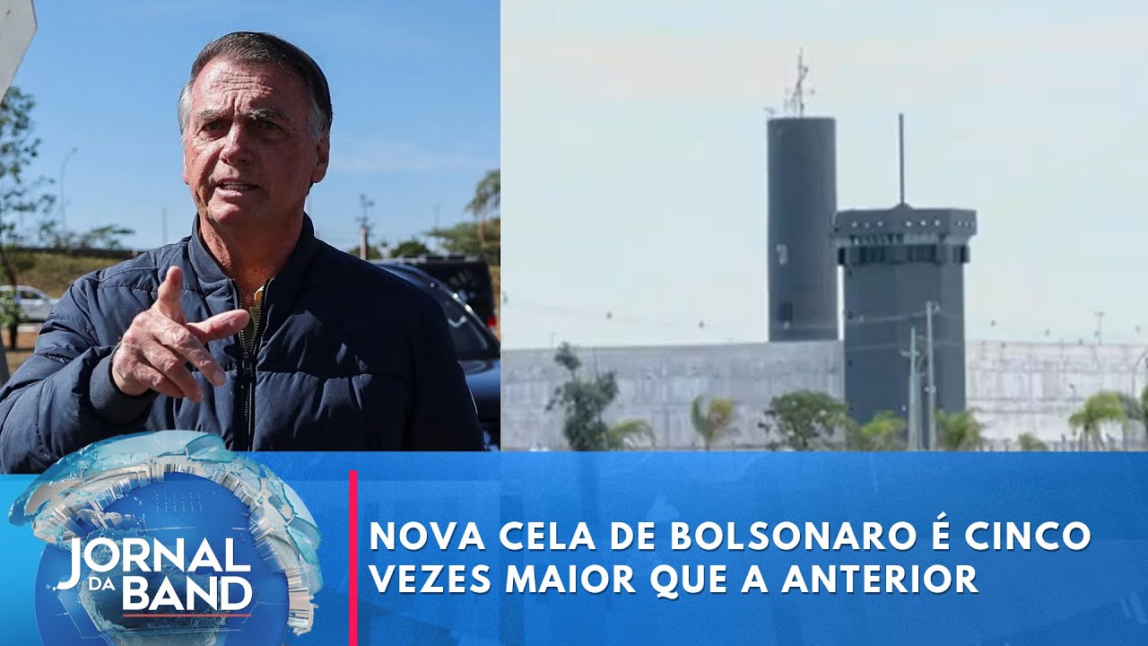 Cela de Bolsonaro na Papudinha &eacute; cinco vezes maior | Jornal da Band