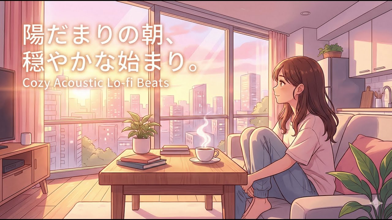 陽だまりの朝、穏やかな始まり。| Morning Acoustic Lo-fi Beats for Relaxing, Study, Work