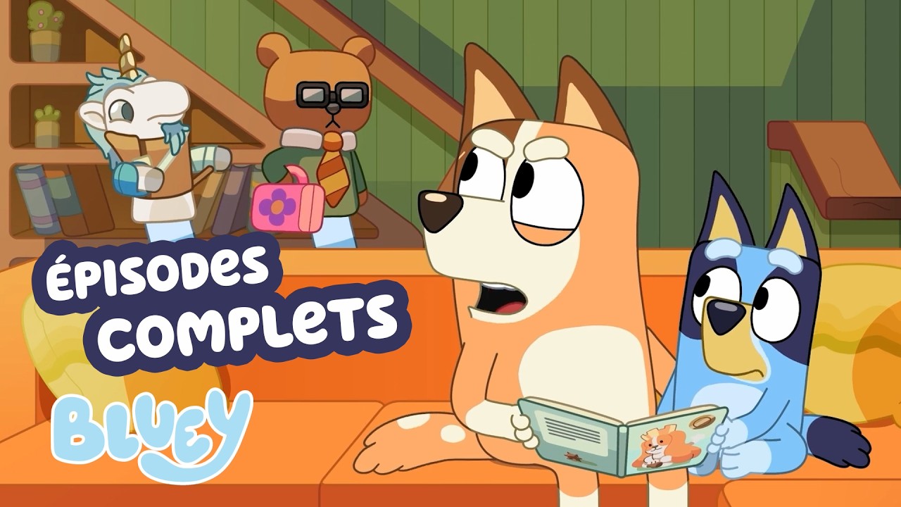 Jouer avec Unicorse l'effronté et d'autres amis! 😆💙 | Bluey Français Chaîne Officielle