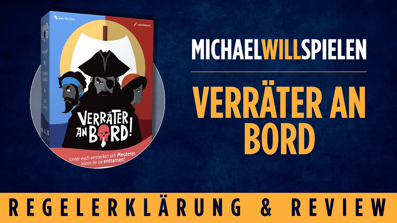 VERR&Auml;TER AN BORD &ndash; Regelerkl&auml;rung und Review &ndash; Social-Deduction-Spiel mit Piraten
