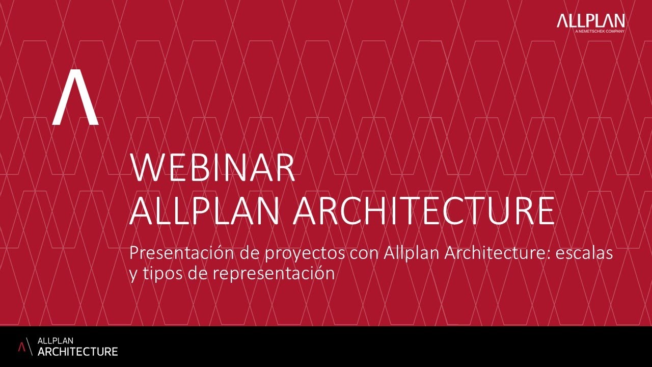 Webinar | Presentación de proyectos con Allplan Architecture: escalas y tipos de representación