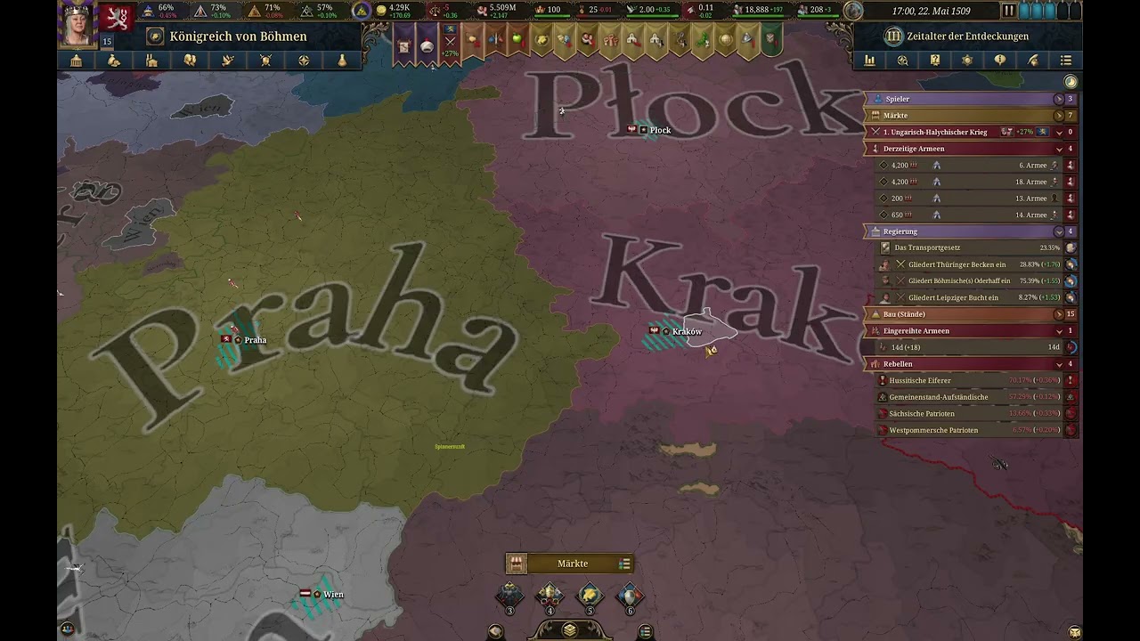 Lets Play Europa Universalis 5 (Böhmen) 74