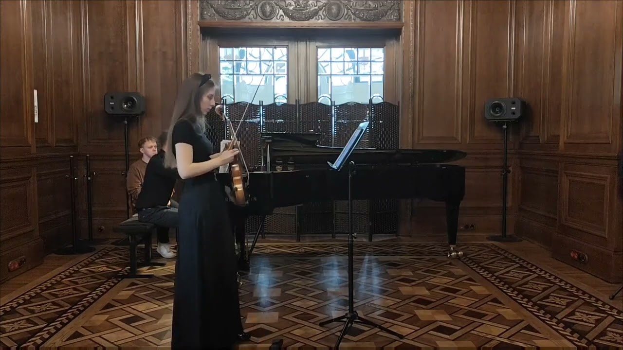 Johannes Brahms Sonata for Viola and Piano No 2 Op. 120- Anna Dąbrowska viola