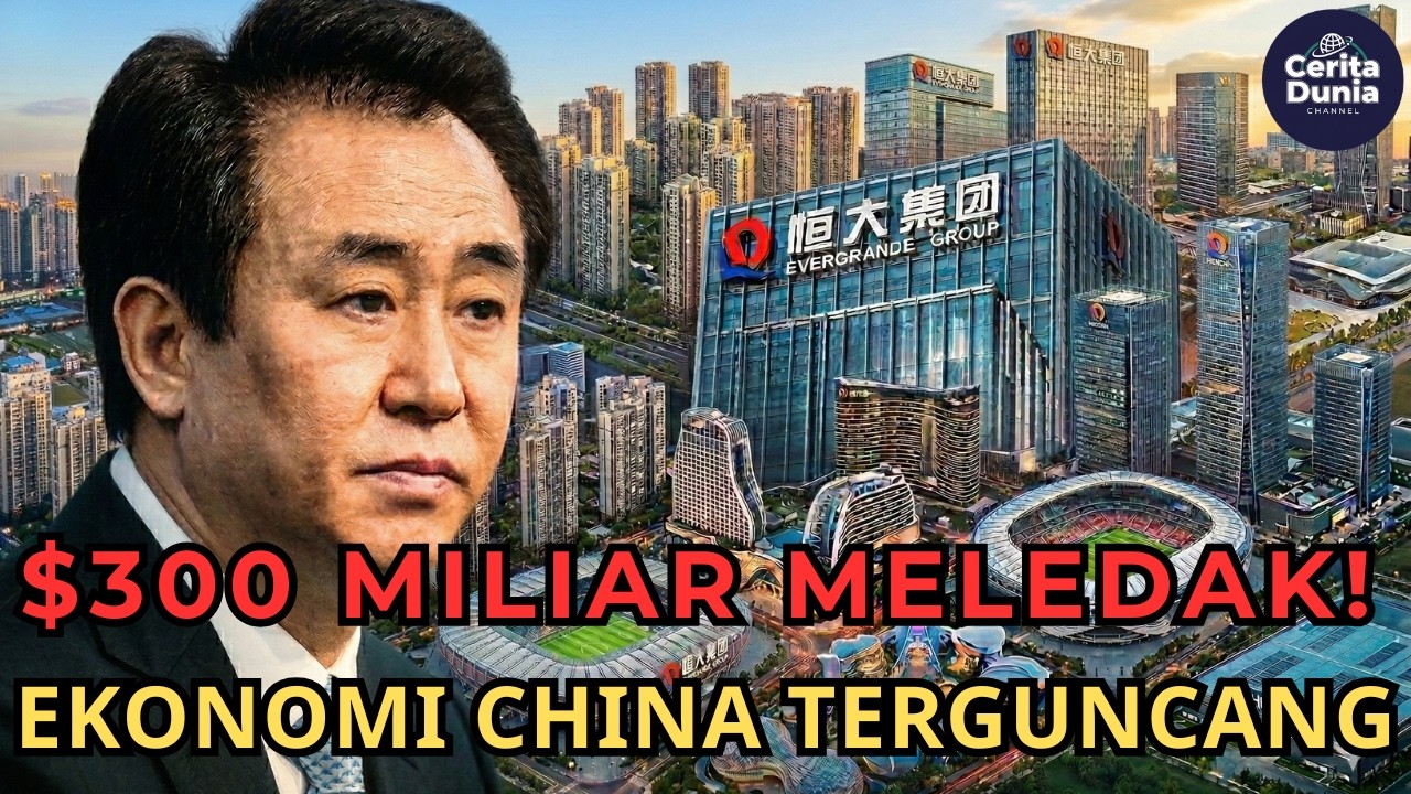 Evergrande kolaps! Utang lima kuadriliun rupiah, dunia terguncang!