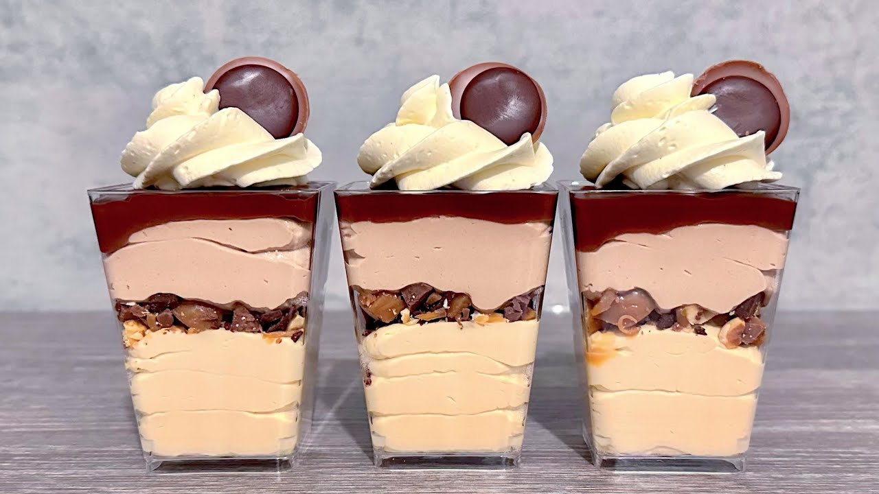 Десерт в стакане Toffifee - Десерт без выпечки. Очень Легко и Вкусно!
