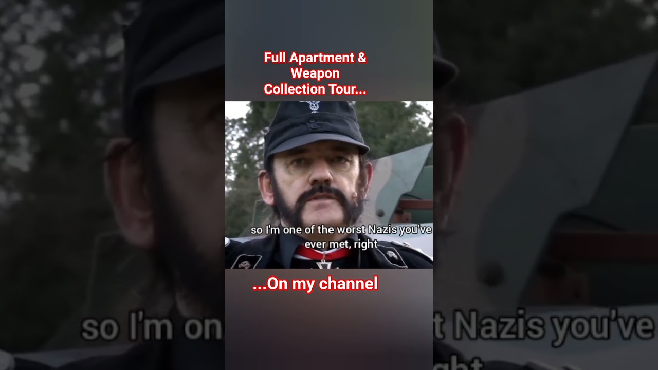 Lemmy on the accusation of being a N*** #lemmykilmister #metal #ww2 #music #rock #mot&ouml;rhead