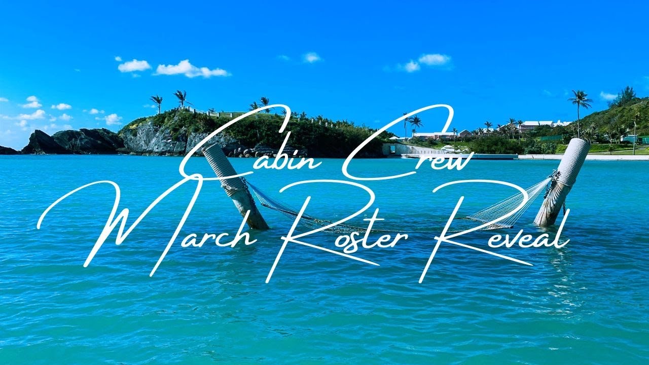 CABIN CREW MARCH ROSTER REVEAL | BEST ROSTER YET !!!!!