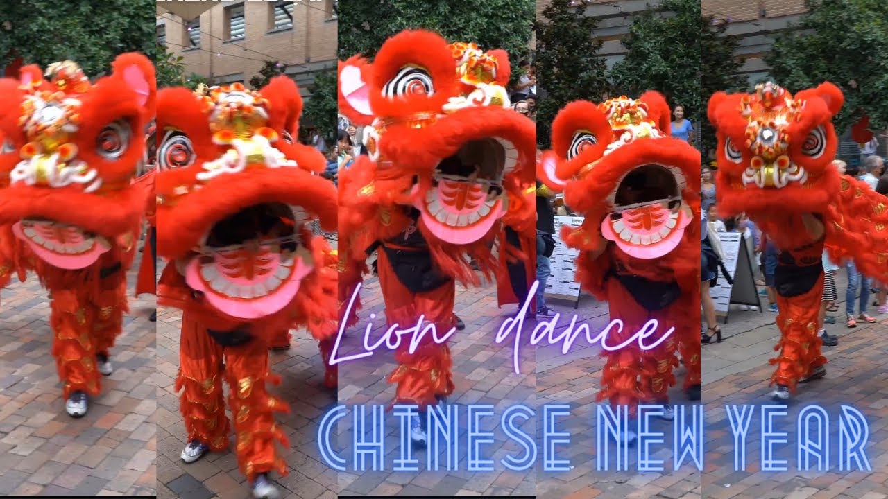 Lunar new year 2022, year of the tiger. lion dance at the rocks #shorts #youtubeshorts