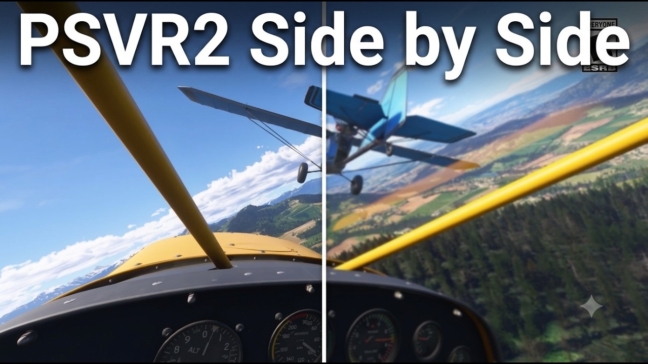 PSVR2 получила ОГРОМНОЕ обновление (сравнение бета-версии MSFS 2024)