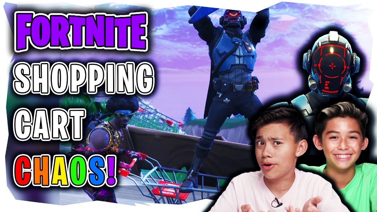 FORTNITE SHOPPING CART CHAOS!!!