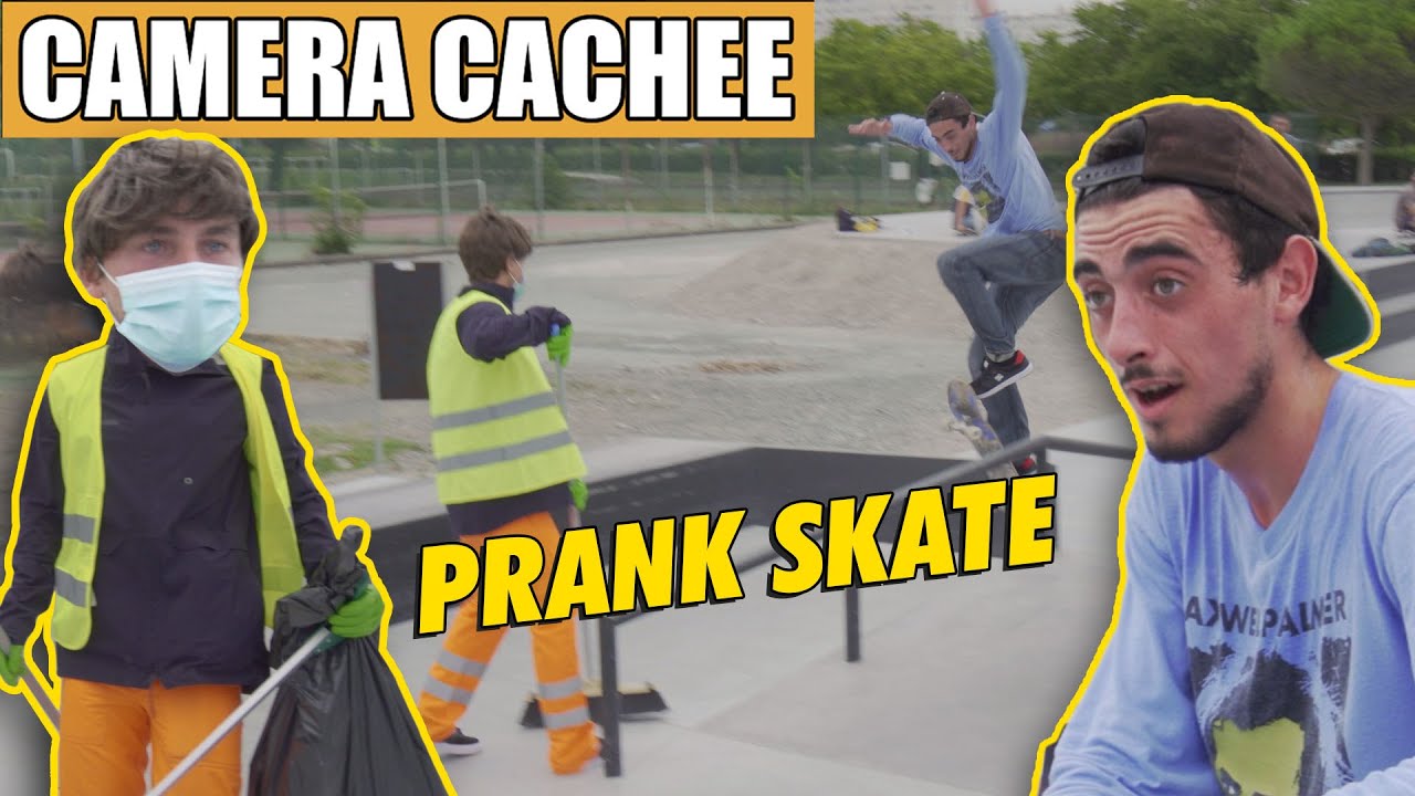 PRANK : on a pi&eacute;g&eacute; un skateur avec @Joseph Garbaccio !