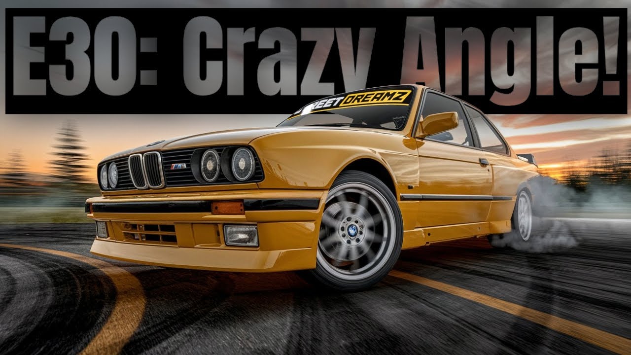 1JZ E30 Drift Car Gets FDF Angle Kit!