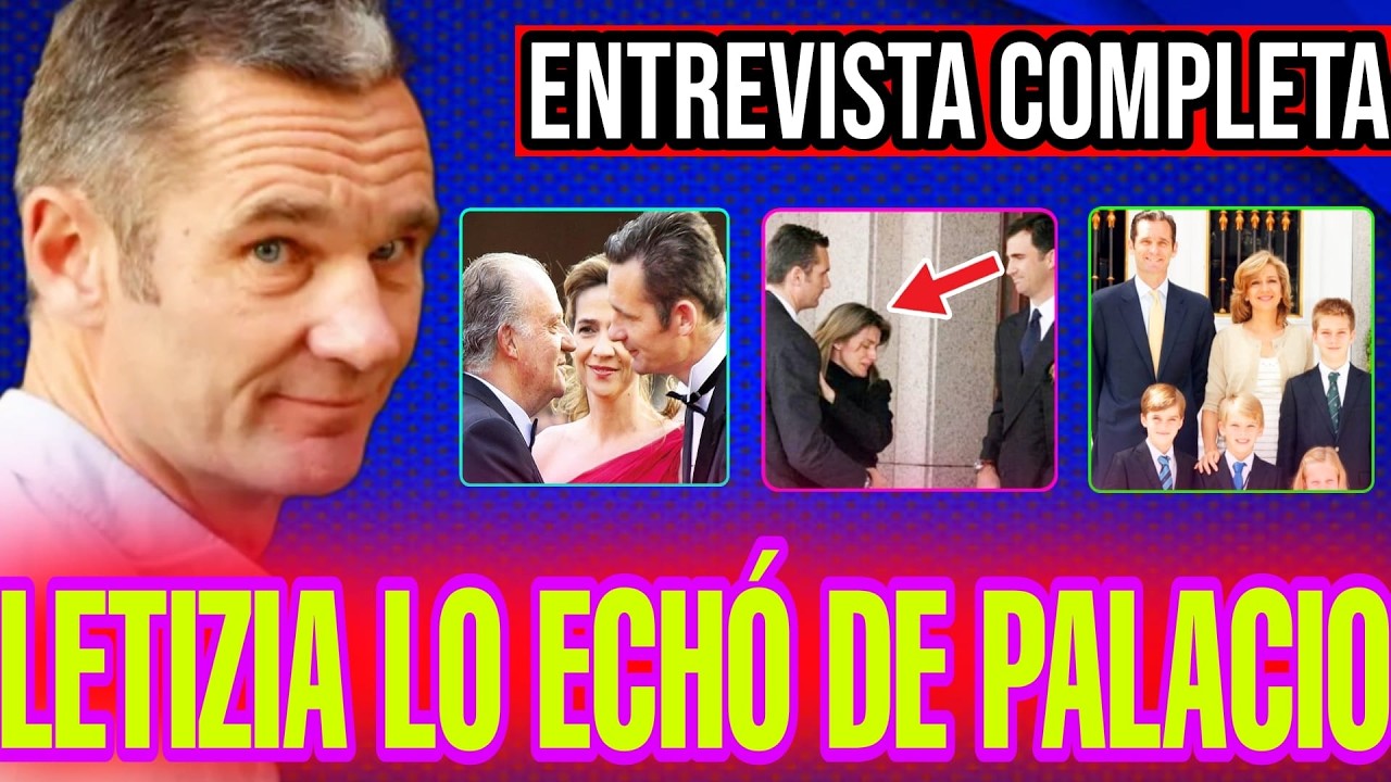 🚨MALESTAR de Letizia y Felipe tras POL&Eacute;MICA ENTREVISTA de I&ntilde;aki Urdangar&iacute;n por Cristina y SUS HIJOS
