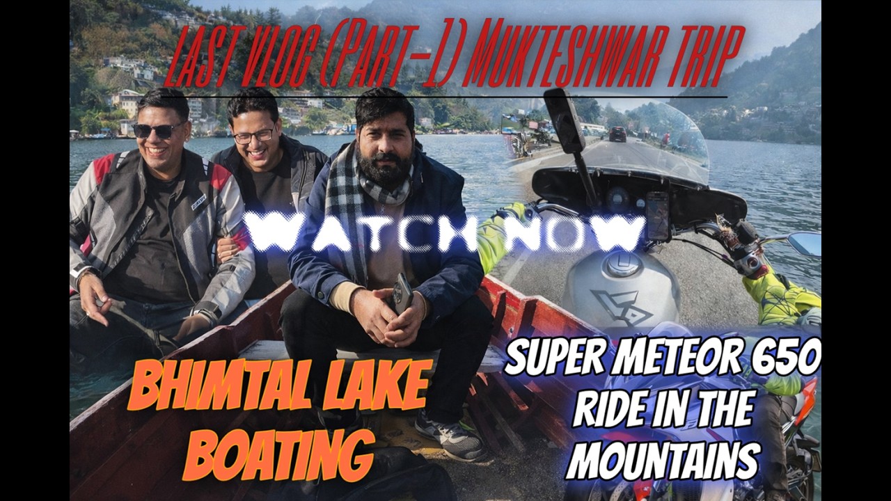 I Rode a Super Meteor 650 in the Hills! 😍 Mukteshwar to Bhimtal | Last Day Part 1