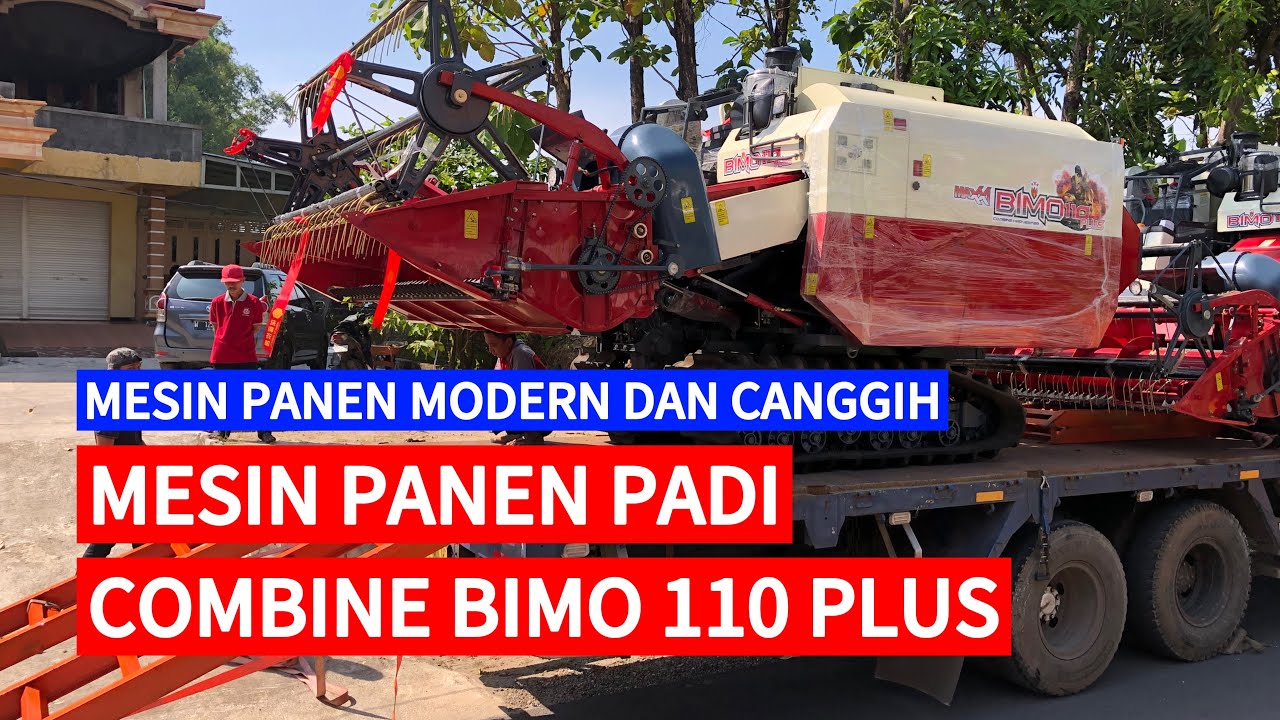 MESIN PANEN PADI CANGGIH‼️COMBINE MAXXI BIMO 110 PLUS