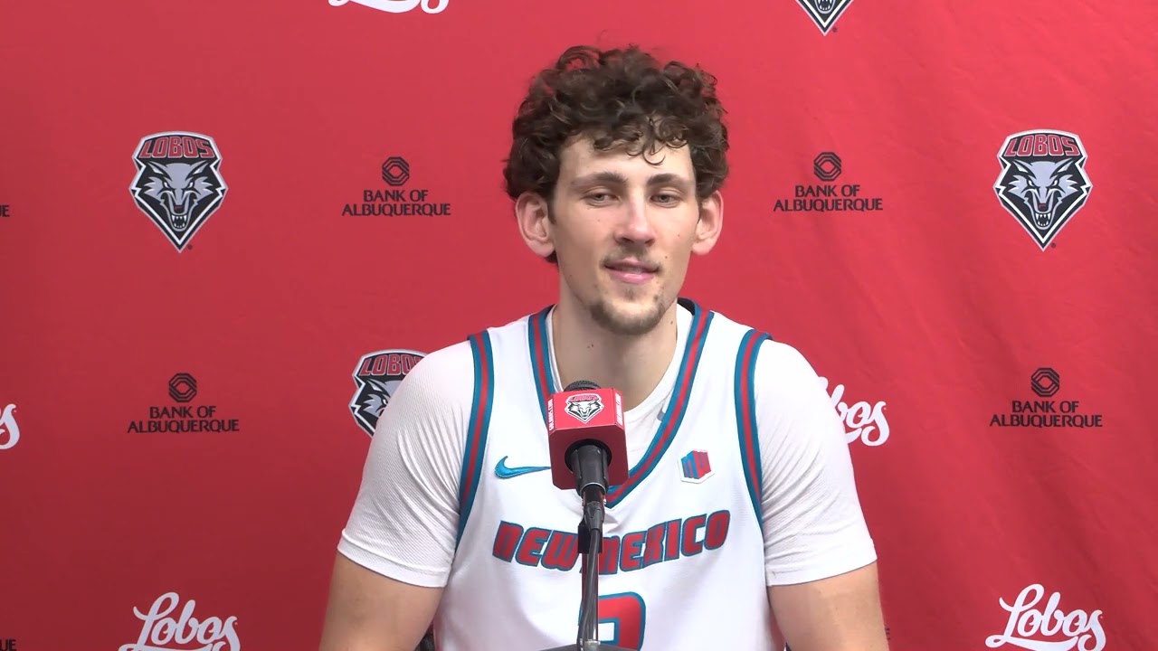 Lobo MBB vs. San Diego State Postgame: Luke Haupt (2/28/26)