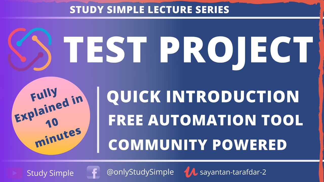 TestProject Automation Tool  Quick Introduction and Tool Overview | StudySimple
