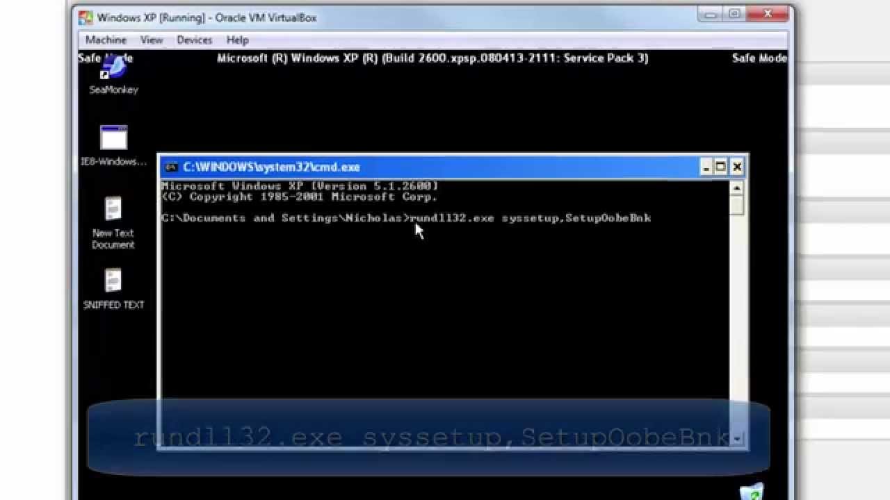 How to Extend Windows XP trial an Extra 30 days