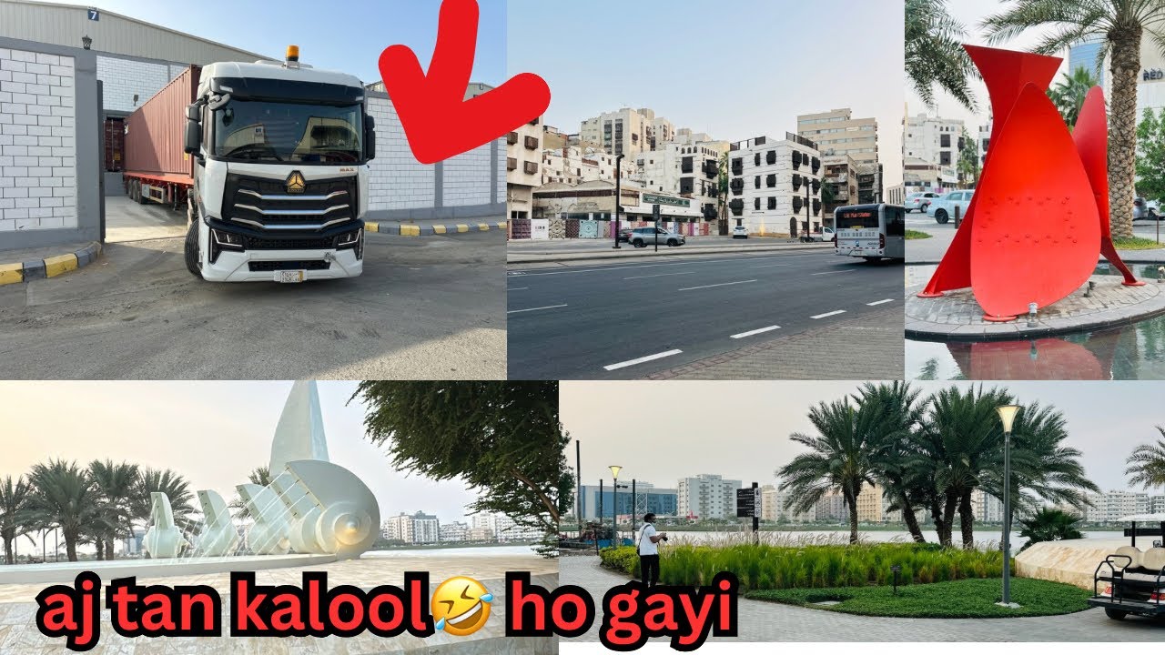 Saudi 🇸🇦🐪arb trucking vlog and park