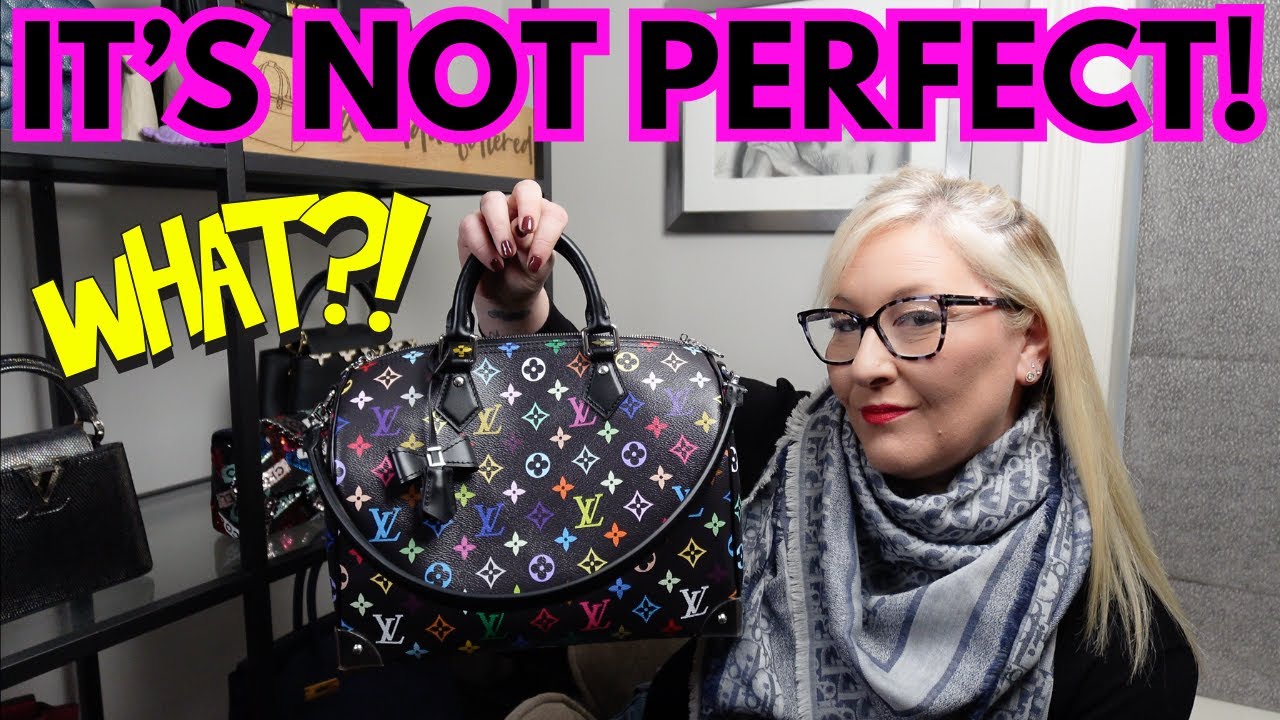 WHY I DON'T LOVE THE LOUIS VUITTON X MURAKAMI COLLECTION!  SPEEDY 30 BLACK MULTICOLOUR IS ANNOYING!