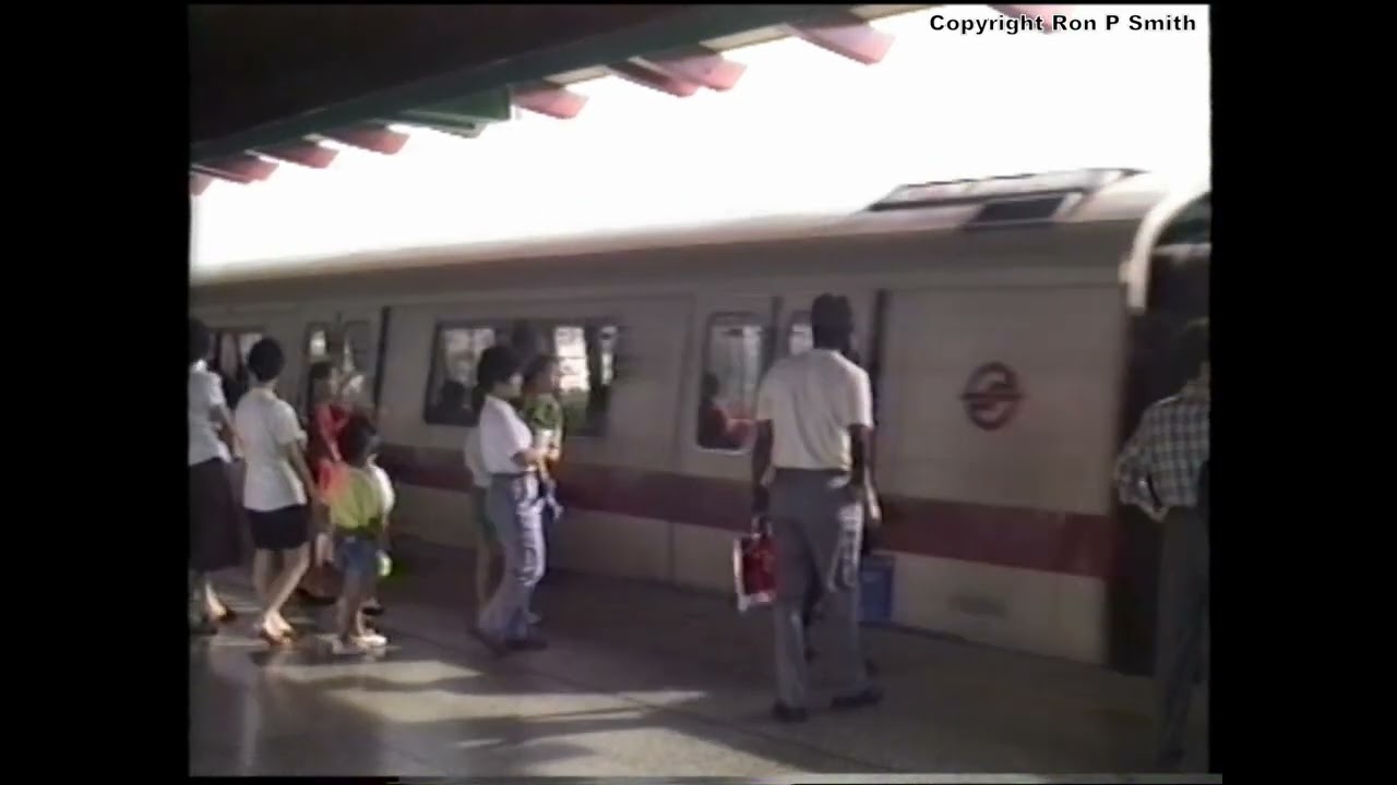 Singapore SMRT trains in 1992
