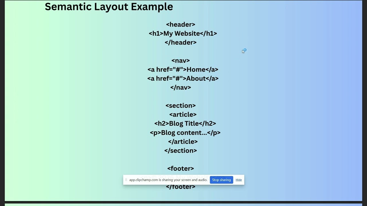 Day 6 HTML Tutorial | Audio & Video Tag | Semantic Tags | SEO Basics for Beginners