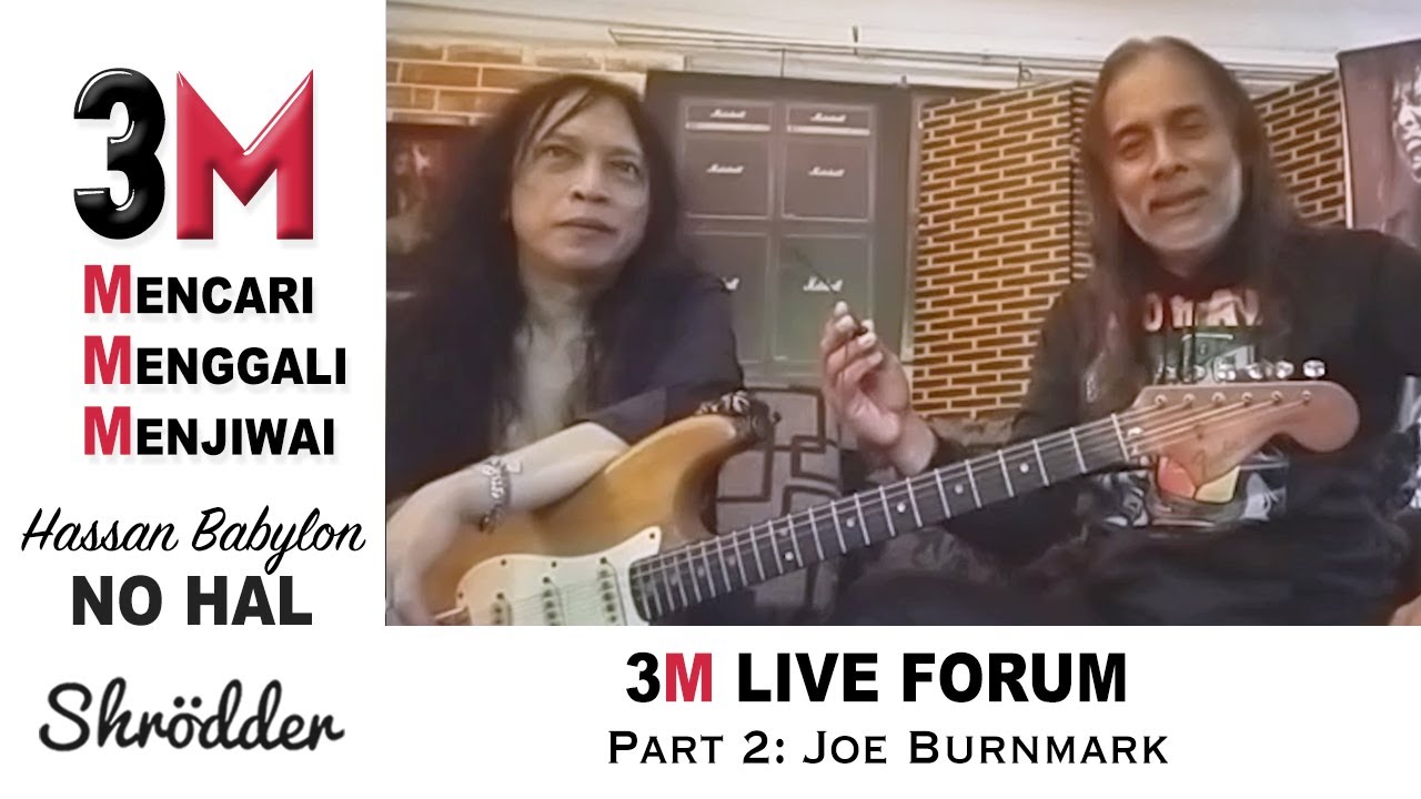 3M Forum Live bersama JOE BURNMARK dlm topik industry & arah tuju Bangsa Pemuzik Malaysia | Part 2