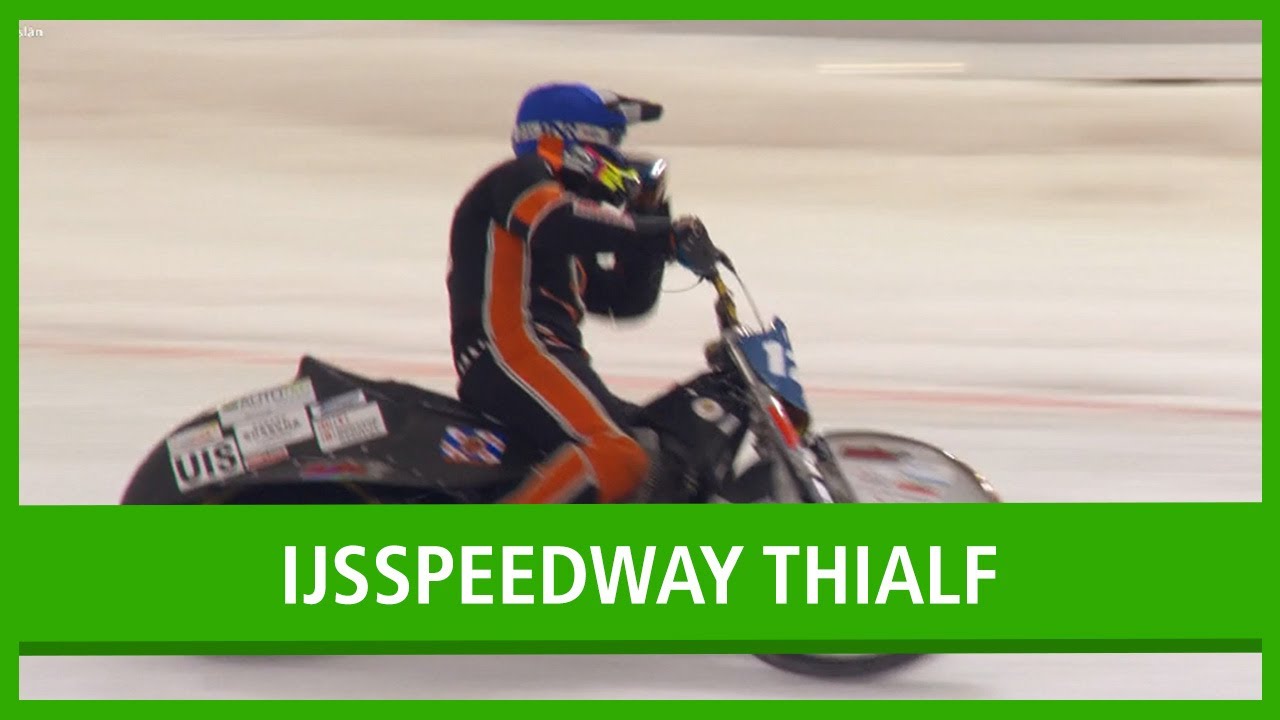 Met 120 km/u over het ijs, valpartijen en winnende Friezen: IJsspeedway Thialf had alles