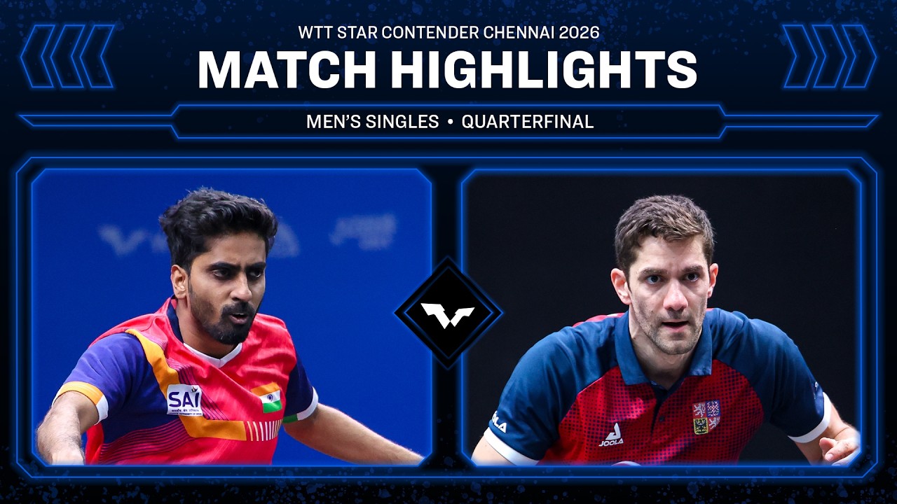 Sathiyan Gnanasekaran vs Lubomir Jancarik | MS QF | #WTTChennai 2026