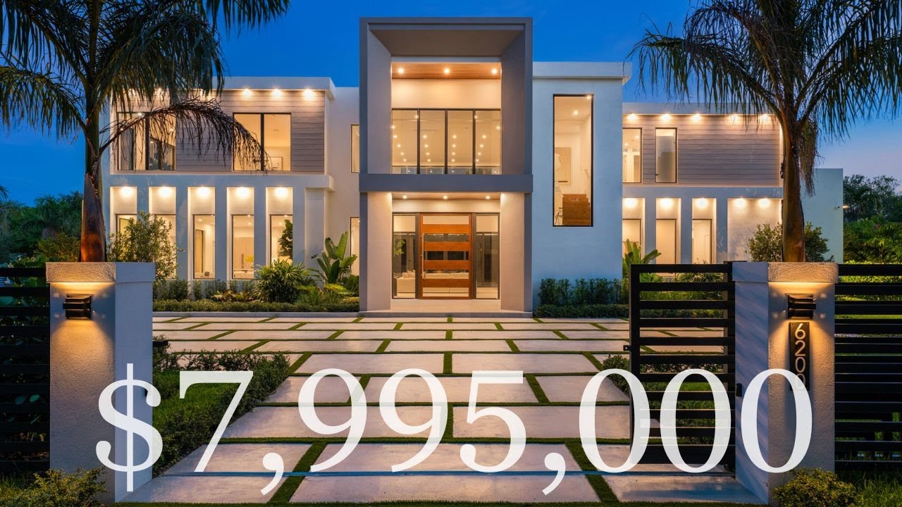 Inside a $7.9M Private Gated 2025-Built Pinecrest Corner Lot Estate | 6200 Moss Ranch Rd
