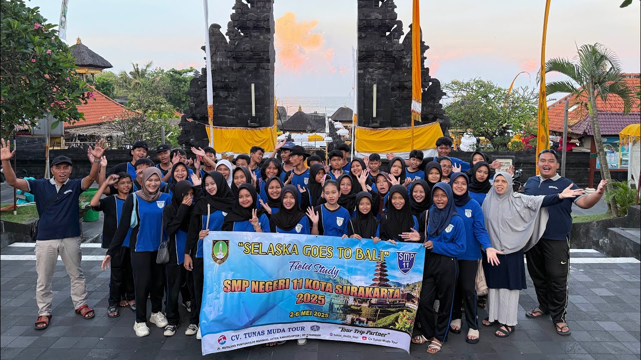 SMP N 11 SURAKARTA HEALING ASIK KE PULAU DEWATA BALI