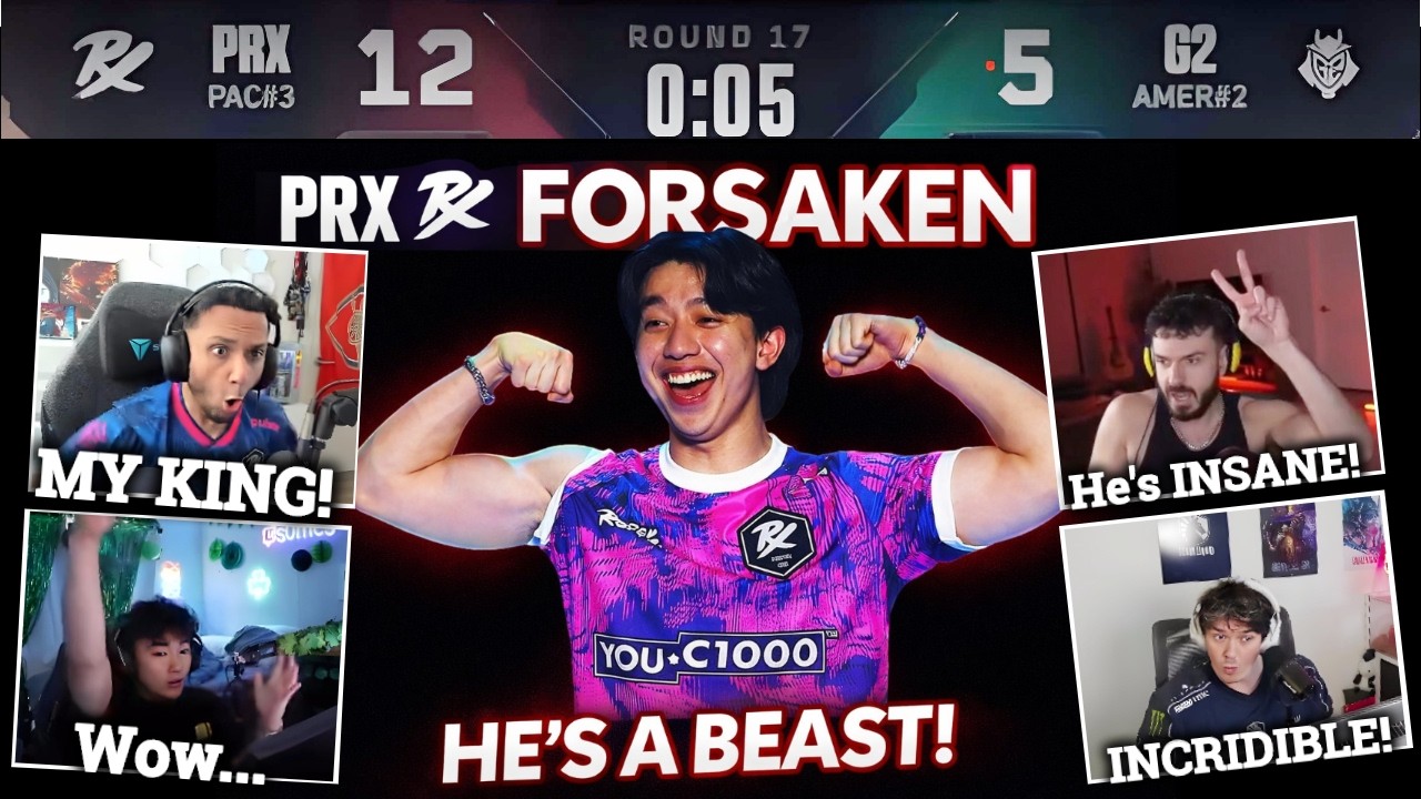 Best Rounds from PRX vs G2 in Valorant Masters Santiago 2026