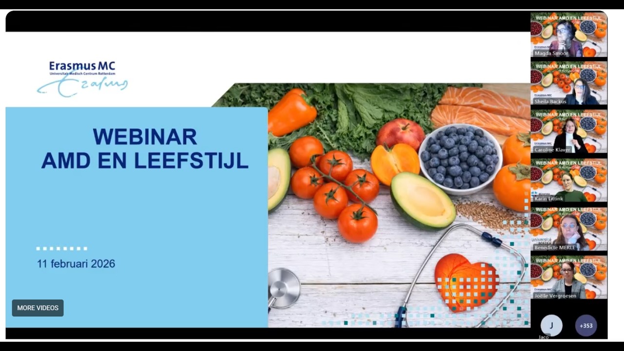 Erasmus MC Webinar AMD en Leefstijl