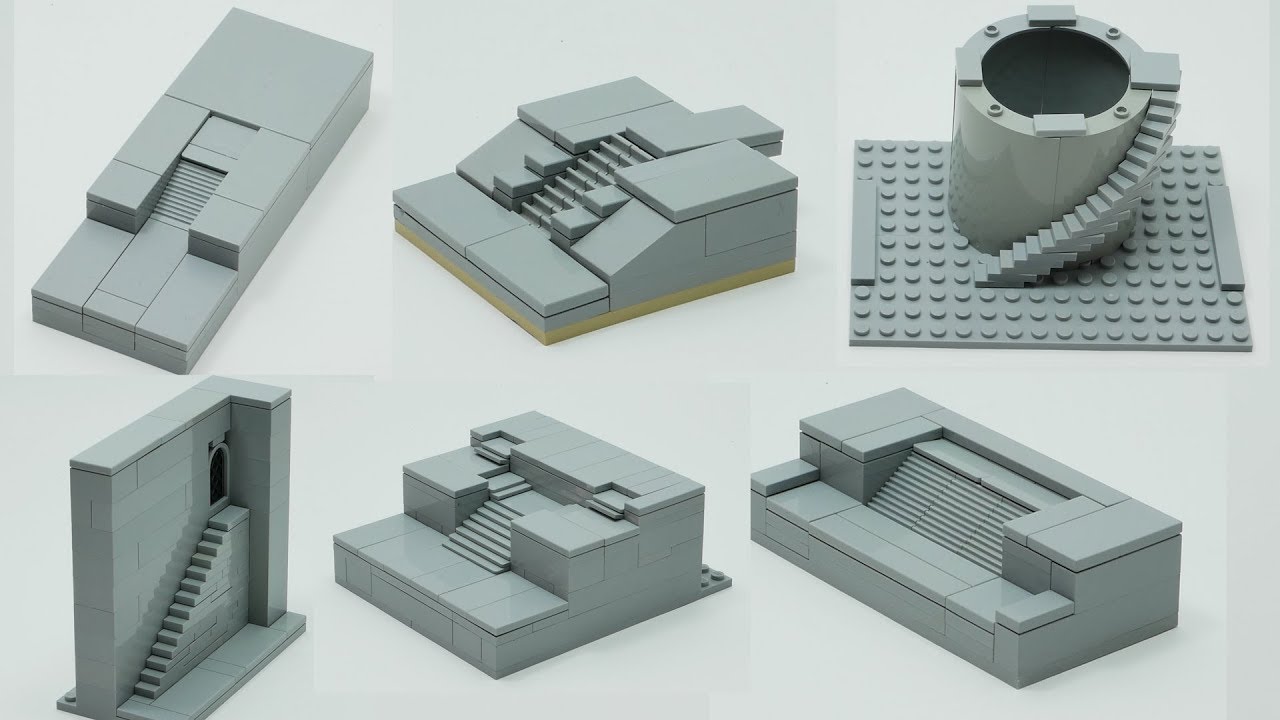Советы и идеи LEGO - Лестницы и ступени - Архитектура LEGO