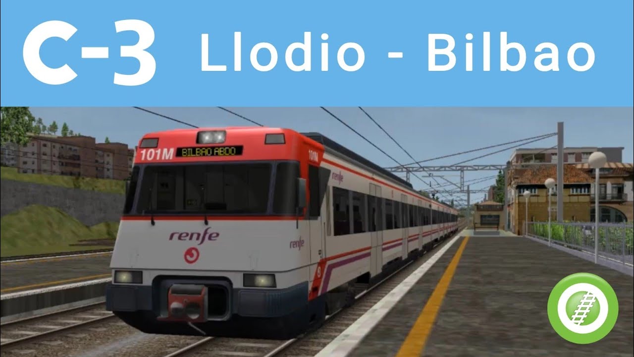 Hacemos la C-3 de Cercanías Bilbao entre Llodio y Bilbao en Open Rails