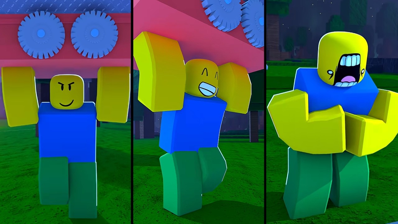 Roblox When Noob_s told to farm - PT2- 99 night in the forest - Roblox animation