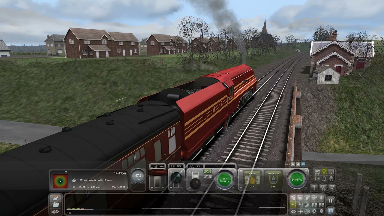 6229 Duchess of Hamilton (Streamlined) Carlisle to Appleby Train SIm TS2022