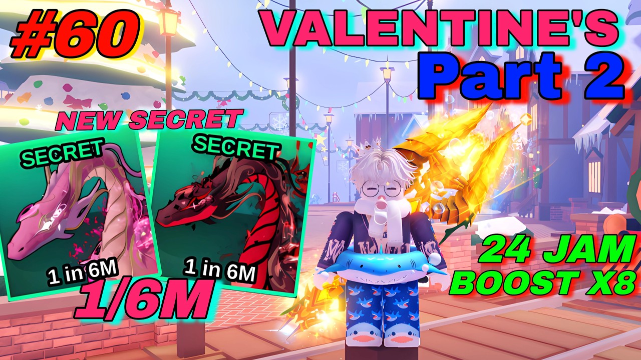 LET'S GOOO EVENT VALENTINE PART 2 !!! #60 | MEMANCING SAMPAI GILAAA!!! FISH IT