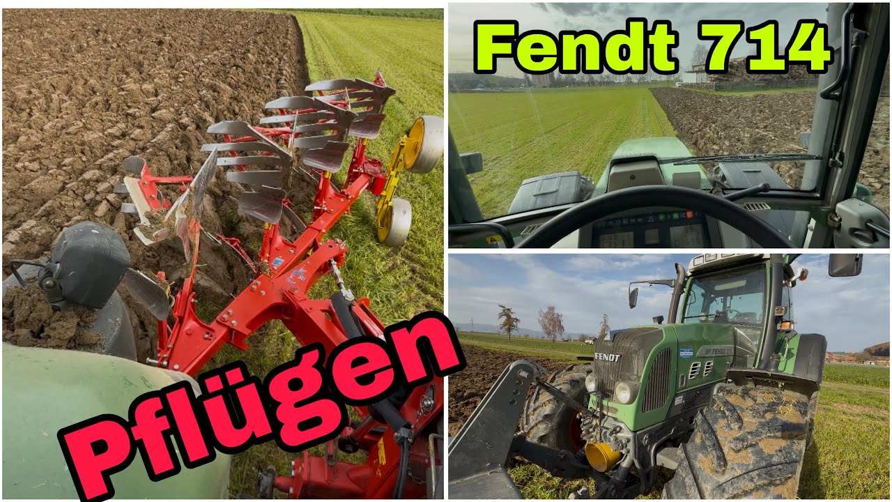 Pflügen mit Pöttinger Servo 25