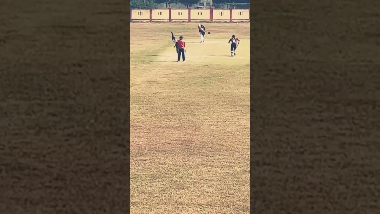 Cricket match at HBTU ground #cricket #ipl #hbtu