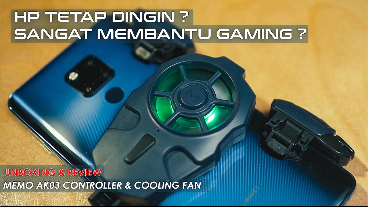 Unboxing & Review Memo AK03 Controller & Cooling Fan
