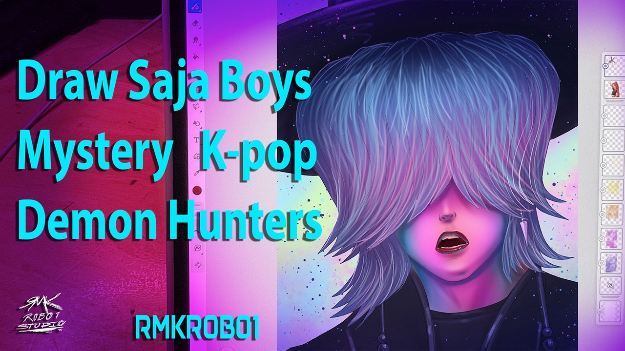 Draw Saja Boys Mystery K pop Demon Hunters