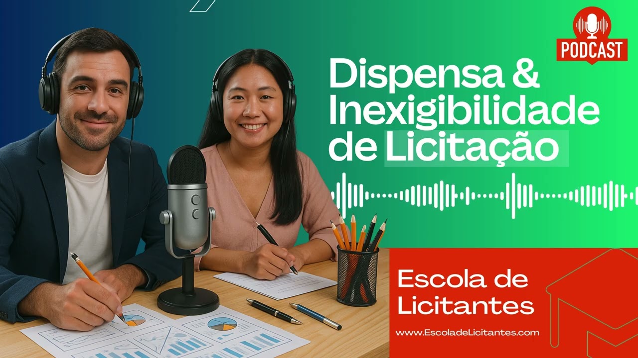 #Ep01 | Dispensa e Inexigibilidade de Licitação Lei 14.133/21| PodCast Escola de Licitantes.