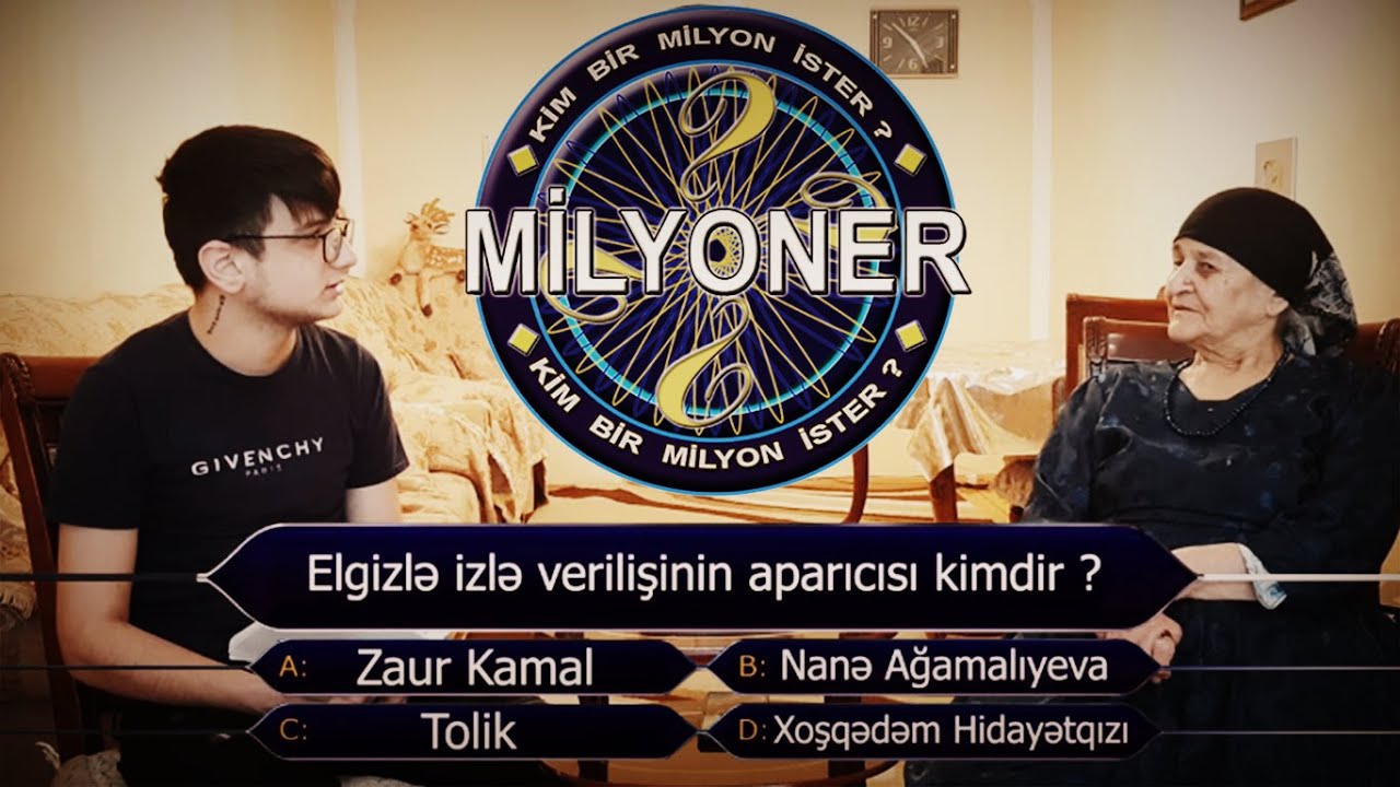 MİLYONÇU VERİLİŞİ (NƏNƏ MİLYONÇU OLDU!)
