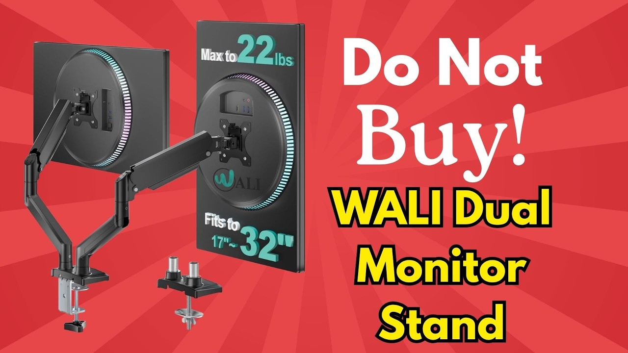 WALI Dual Monitor Stand Review (BRUTALLY Honest) – Don’t Trust This Arm?