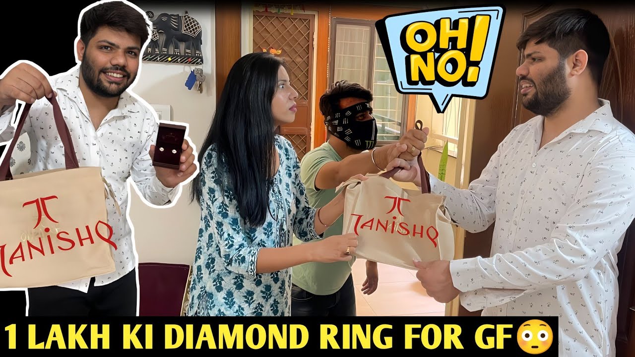 1 Lakh ki Diamond Ring For GF 😳 || prank on wife