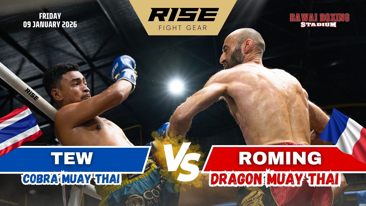 🇫🇷 France vs Thailand 🇹🇭 | ROMING (Dragon Muay Thai) vs TEW (Cobra Muay Thai)