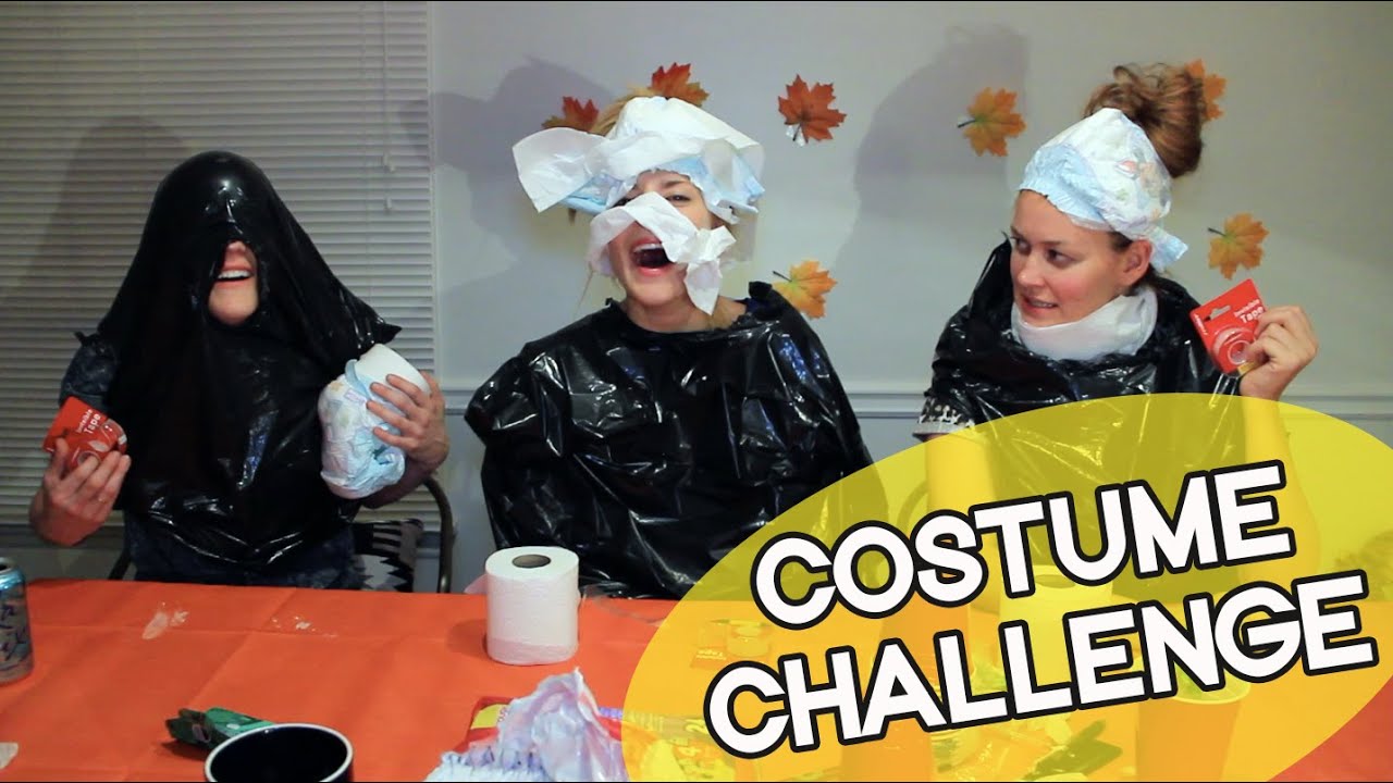 COSTUME CHALLENGE (ft Hannah Hart & Mamrie Hart) // Grace Helbig